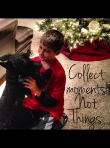 Collect Moments Not Things