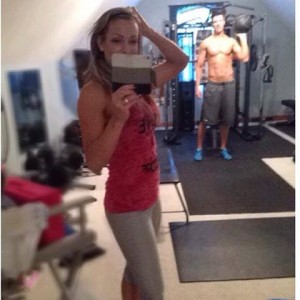 My workout partner is my husband